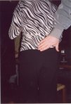 Kevin checks the zebra crossing for cracks