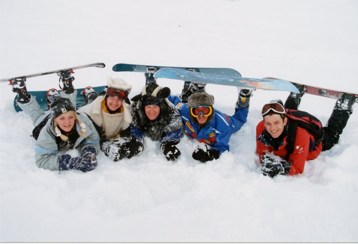 Snowboarding Group 37