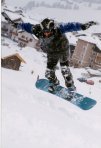 Kev on Snowboard
