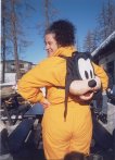 Mickey is tired looking back all the time